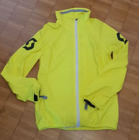 Scott Damen Regenjacke, Neon Gelb, Grösse 40,