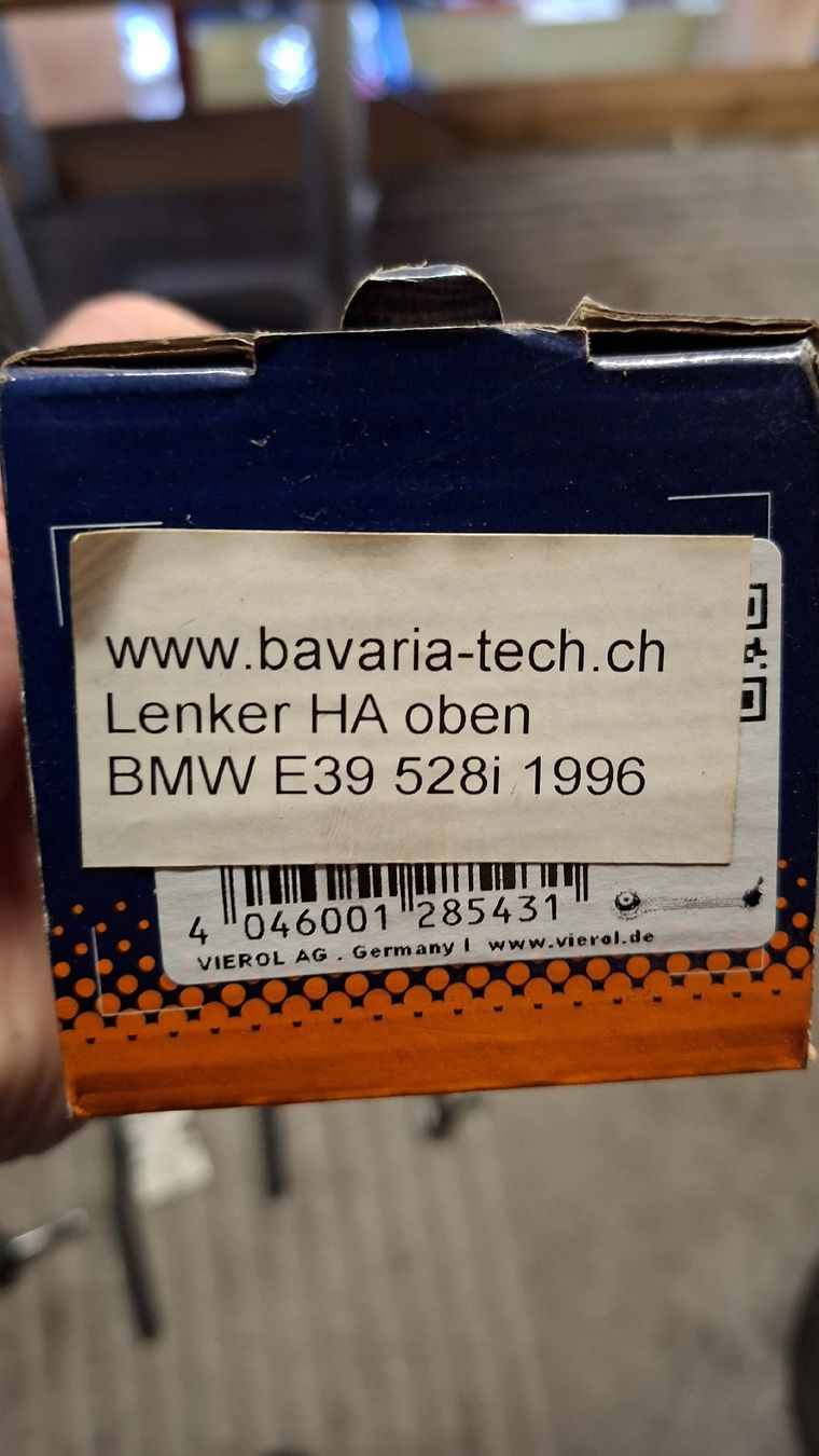 BMW Tutti pezzi di ricambio auto: BMW E39 Teile (Neuteile) – Nuovo e nell'imballaggio originale da Seftigen venduto da 9-10-100-77 6
