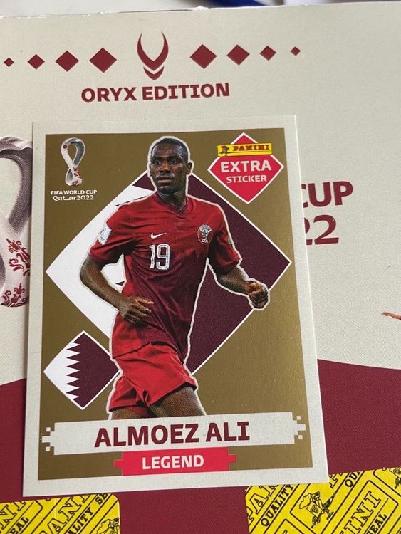 ALMOEZ ALI GOLD EXTRA STICKER WM QATAR 2022 | Kaufen auf Ricardo