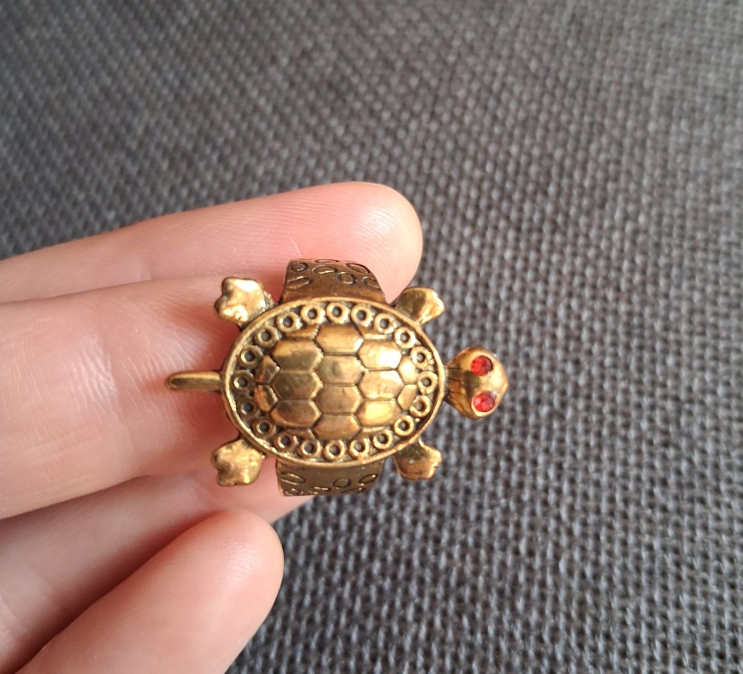 Bagues: Ring Schildkröte goldfarben – Neuf (Voir description) à Wald ZH par e8e