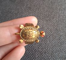 Ring Schildkröte goldfarben