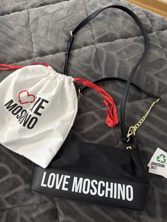 Love Moschino Sac à bandoulière, noir, comme neuf!