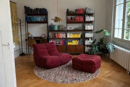 Handgewebter Teppich aus Schurwolle