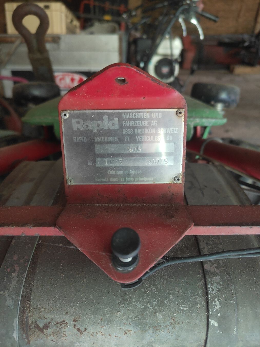 Rapid Tracteurs: Rapid 505 mit Mähbalken  – Défectueux à Ennetbühl par Eggli1913 2