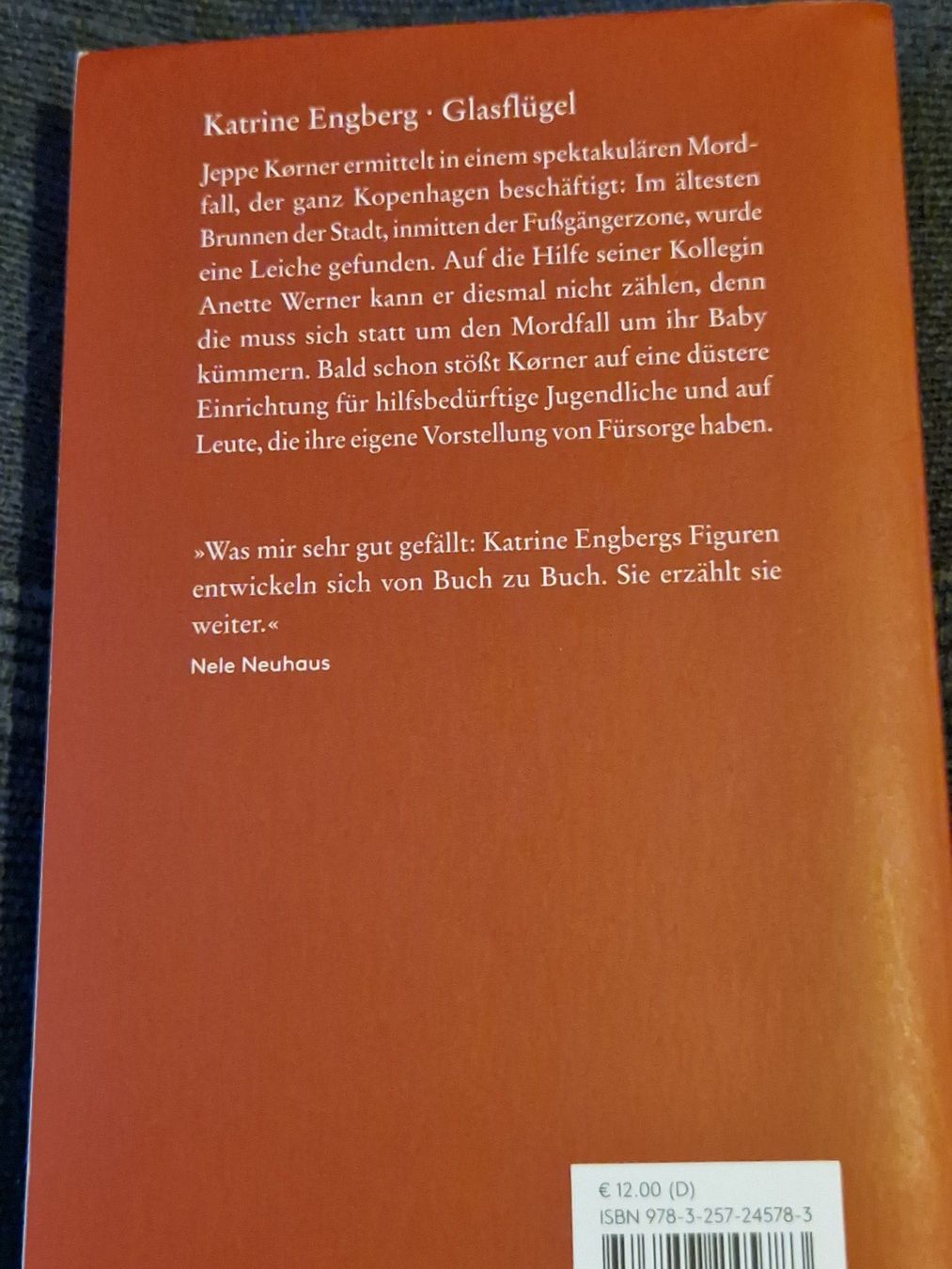 Libri: Katrine Engberg Glasflügel – Usato da Neuhausen am Rheinfall venduto da Alchimista 1