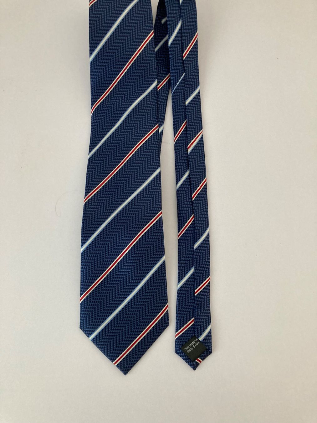 Cravatte: Royal Class Krawatte, blau – Usato da Diepoldsau venduto da mabeapt 4