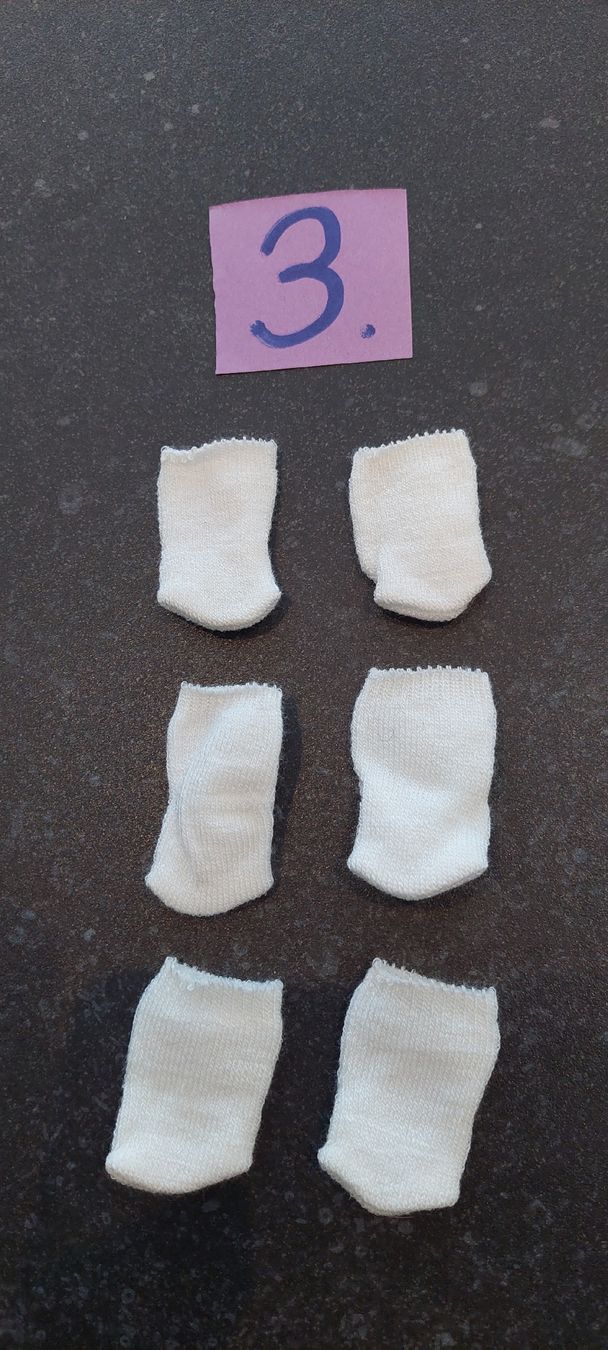 Bambole: 3Paar neue Puppensöcklein – Nuovo (secondo la descrizione) da Muri AG venduto da nindo1 5