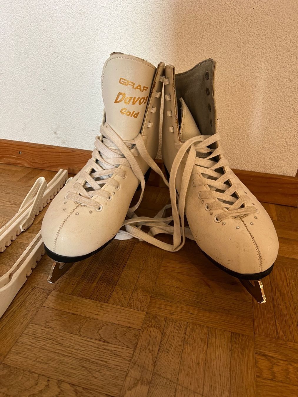 Pattini da ghiaccio: Schlittschuhe Davos Gold – Usato da Luzern venduto da HeikeHasi 2