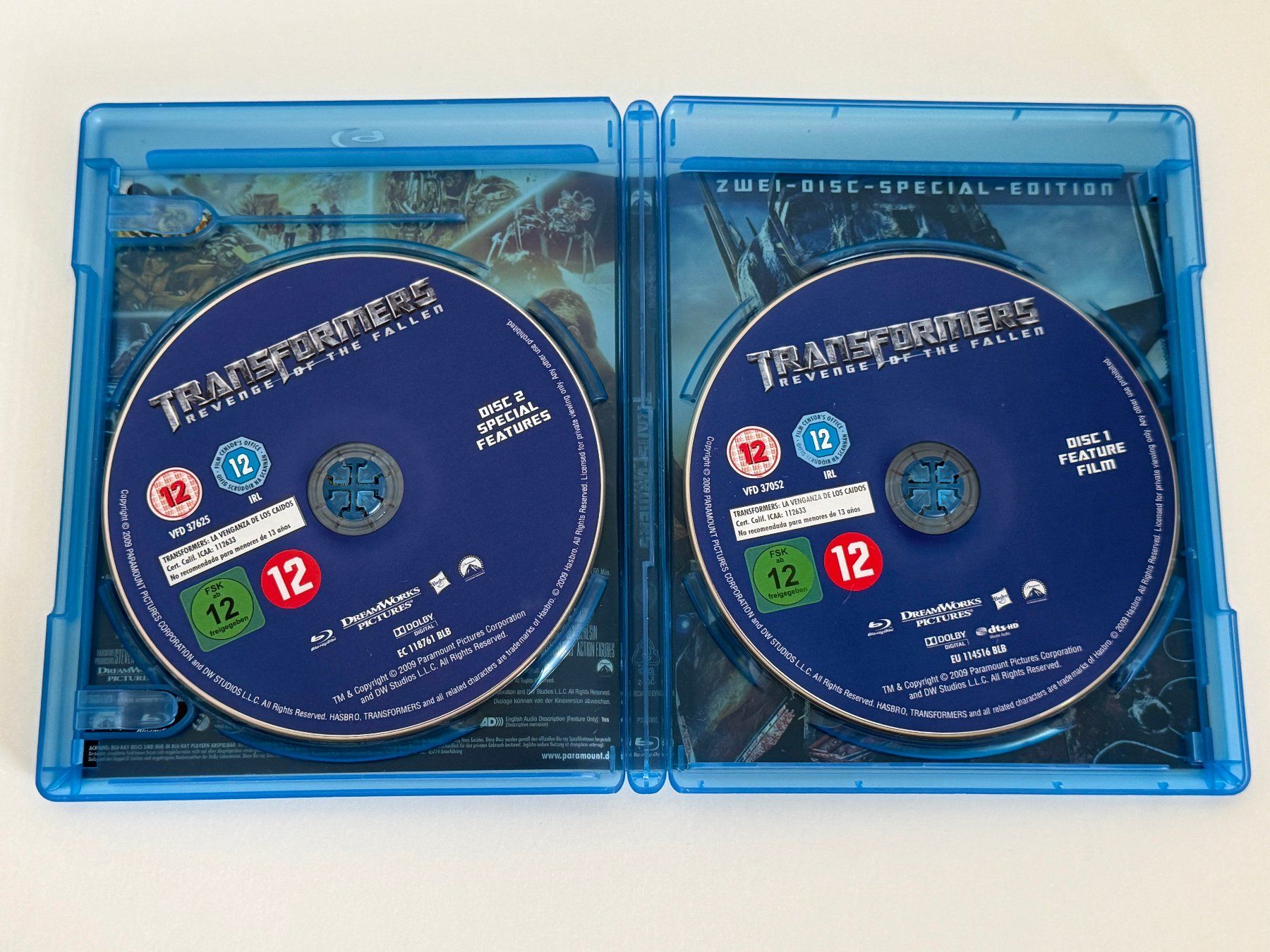 Tutti i DVDs: 3 Transformers Blu-ray Filme Set - Bluray – Usato da Neuheim venduto da vnetz 6