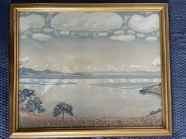 Ferdinand Hodler - "Der Genfersee von Chexbres aus"