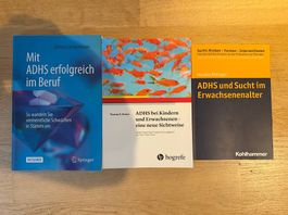 ADHS Erwachsene  3 Fachbücher  neu und ungelesen
