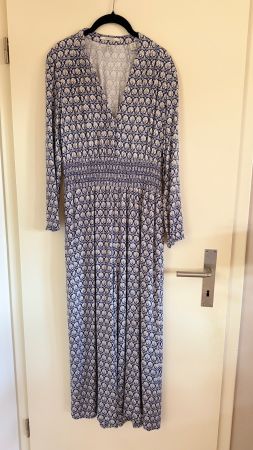 Wunderschöner Jumpsuit blau-creme Scotch&Soda Gr. M