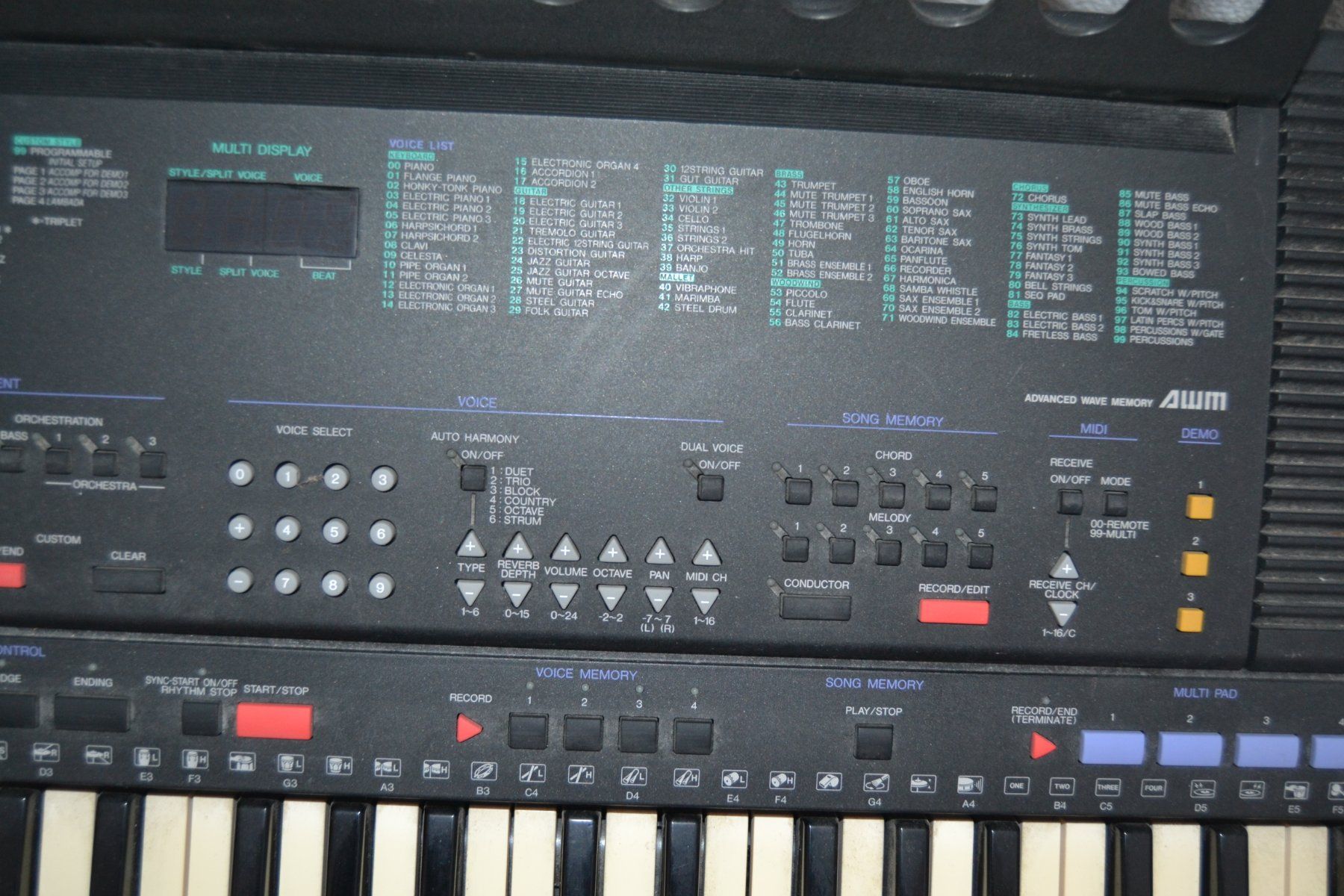 Yamaha Strumenti musicali: YAMAHA PSR-500 – Usato da Wil SG venduto da fanofrio 4