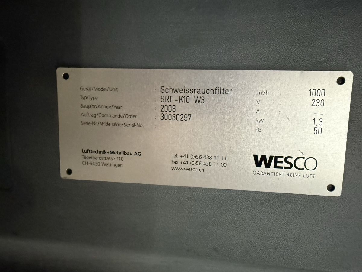 Tutte le macchine: Schweissrauchabsaugung ESTA – Usato da Sirnach venduto da S54Power 7