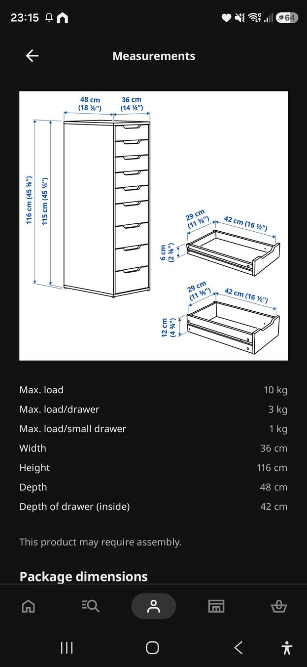 Ikea Contenitori & Simili: Alex Ikea Schubladenelement – Nuovo (secondo la descrizione) da Muttenz venduto da Malici11 1