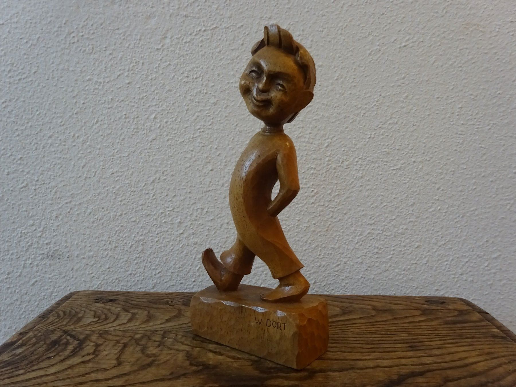 Sculture & Statue: Holzfigur "Fritzli"  - W. Dort – Usato da Esslingen venduto da eintagammeer 1
