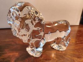 Lion Val St Lambert Belgien Löwe De Soiss Kristall Glas