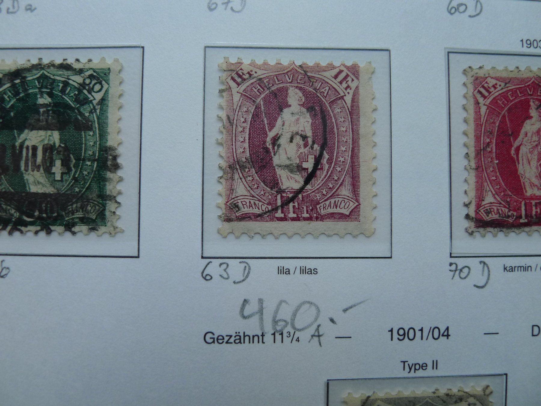 Tutti i francobolli: Sammlung Schweiz ab 1862 mit 226 Bildern – Usato da Dagmersellen venduto da q1w2e3r4 4