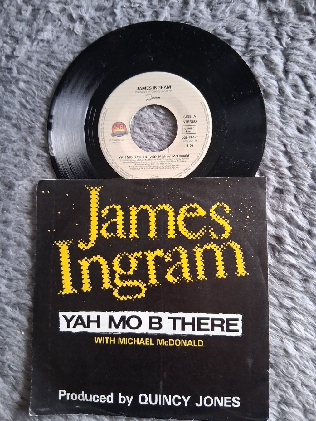 Dischi in vinile: JAMES INGRAM    YAH MO B THERE     7NER SINGLE – Usato da Wetzikon ZH venduto da Ramones01