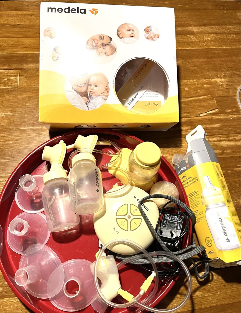 Medela Accessori per l’allattamento: Medela Swing Milchpumpe, Einzel und Doppel, Netz oder Batter – Usato da Adligenswil venduto da dfp_7blf