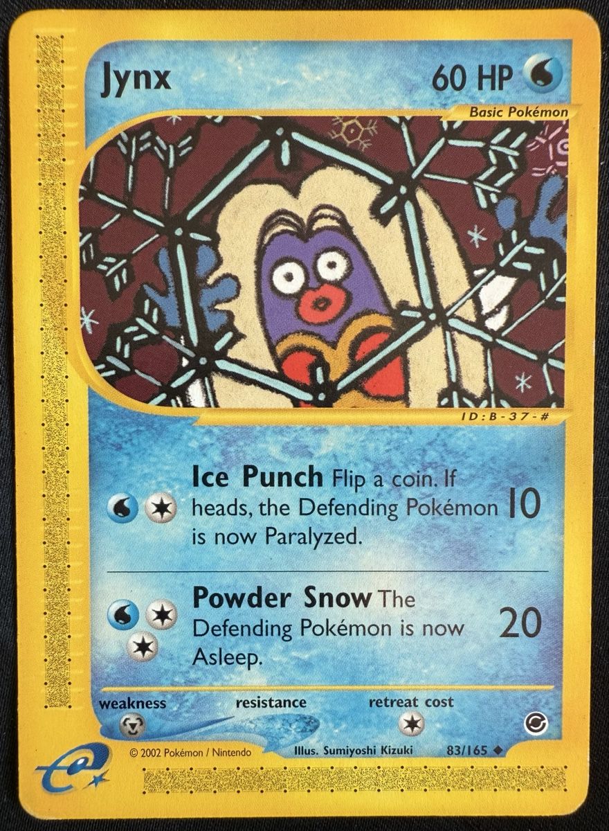 Pokémon Carte collezionabili: Jynx Pokemon Expedition - 83/165 – Usato da Winterthur venduto da SiddyPokemon
