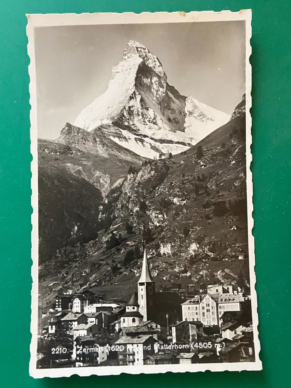 Cartoline postali: Zermatt mit Matterhorn – Usato da Steg VS venduto da danwer74