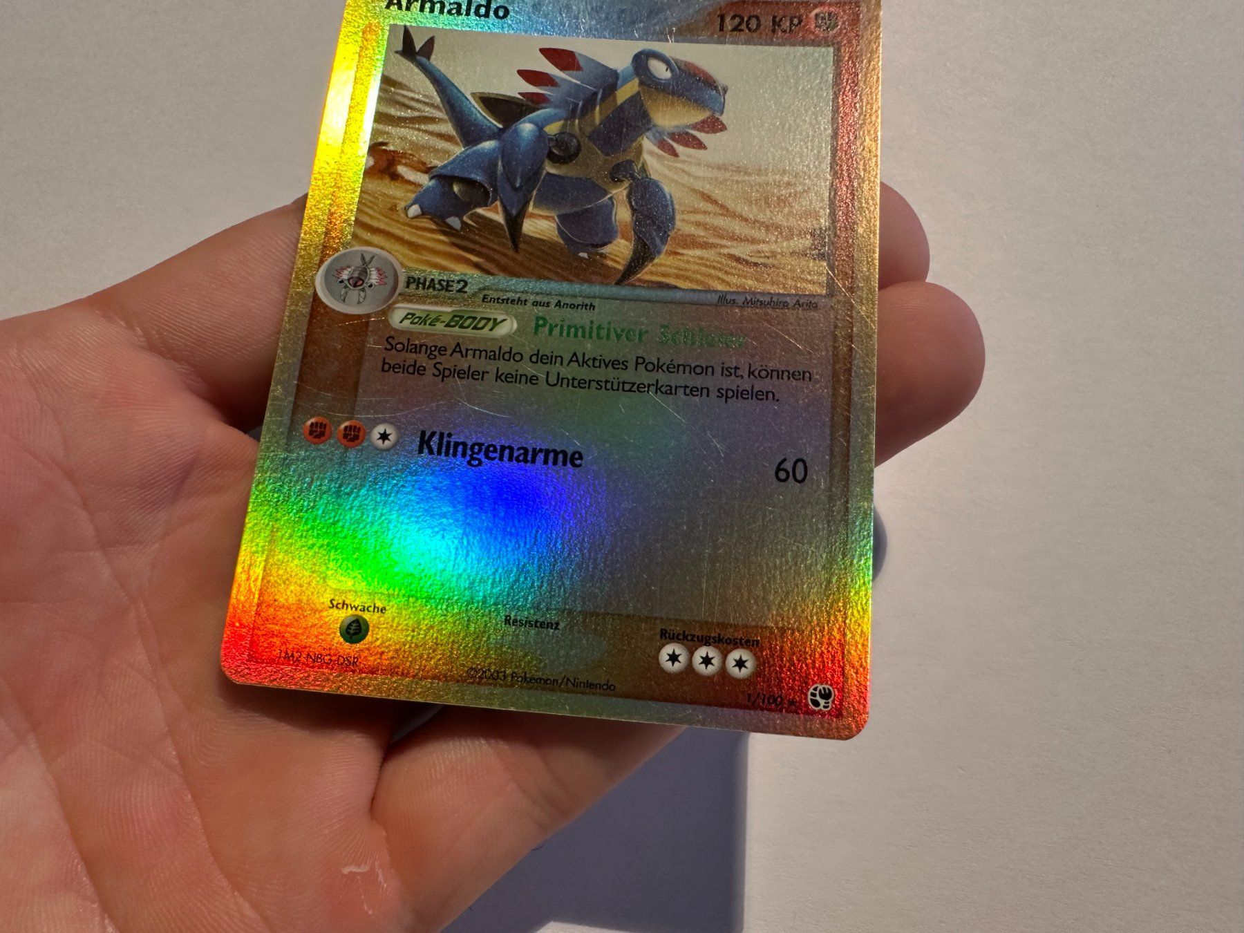 Pokémon Sammelbilder & Trading cards: Armaldo reverse holo Ex Sandsturm DE – Gebraucht aus Hagendorn von Pokecollectorch 1