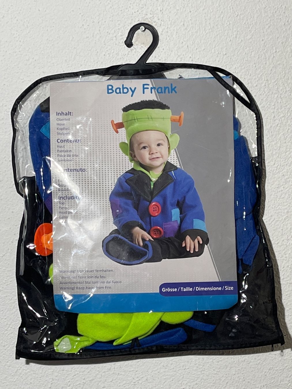 Costumi: Fasnachtskostüm Baby Frank Gr.86/92 – Nuovo e nell'imballaggio originale da Oberegg venduto da MZ_DiesundDas