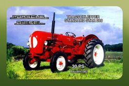 Blechschild-PORSCHE DIESEL -TRAGSCHLEPPER STANDART STAR 219