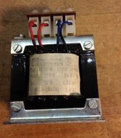 Trasformatore 220V a 12V, 0,8A, vintage.