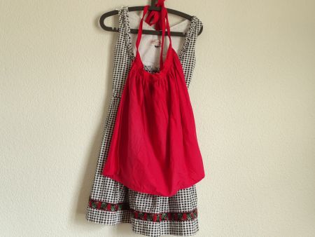 Trachtenkleid / Dirndl – Gr. 32 (XS) – inkl. Schürze
