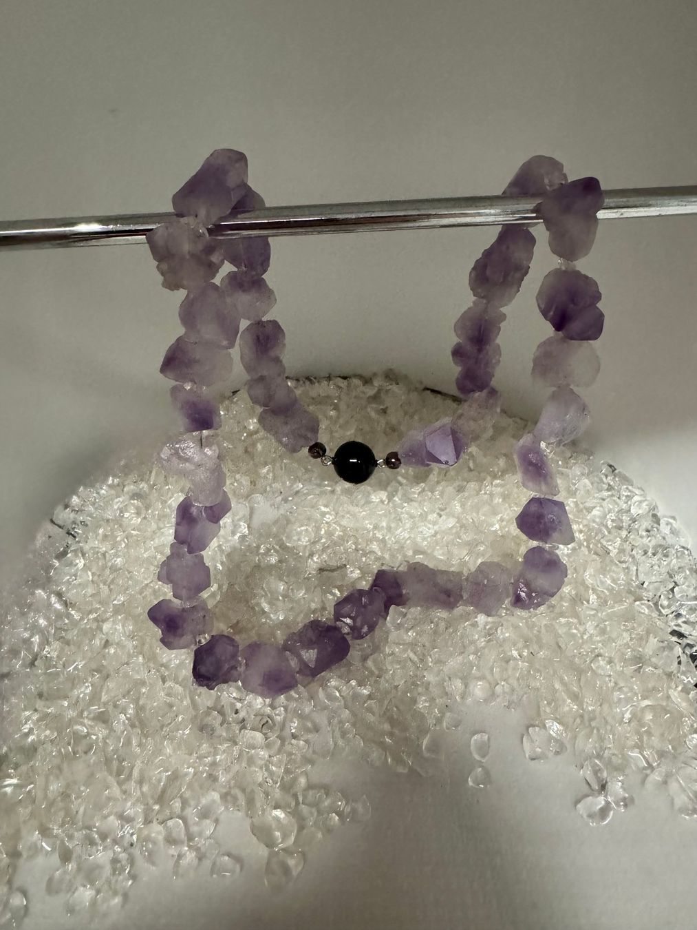 Catenine: Halskette Amethyst / Bergktristall – Nuovo (secondo la descrizione) da Biberist venduto da tl-schmuck