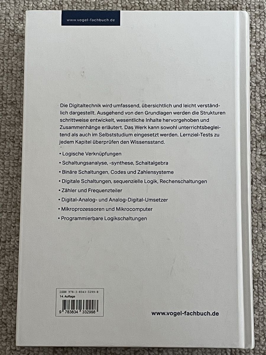 Libri: Digitaltechnik, Klaus Beuth, Elektronik 4, Top Zustand! – Usato da Ehrendingen venduto da renue 1