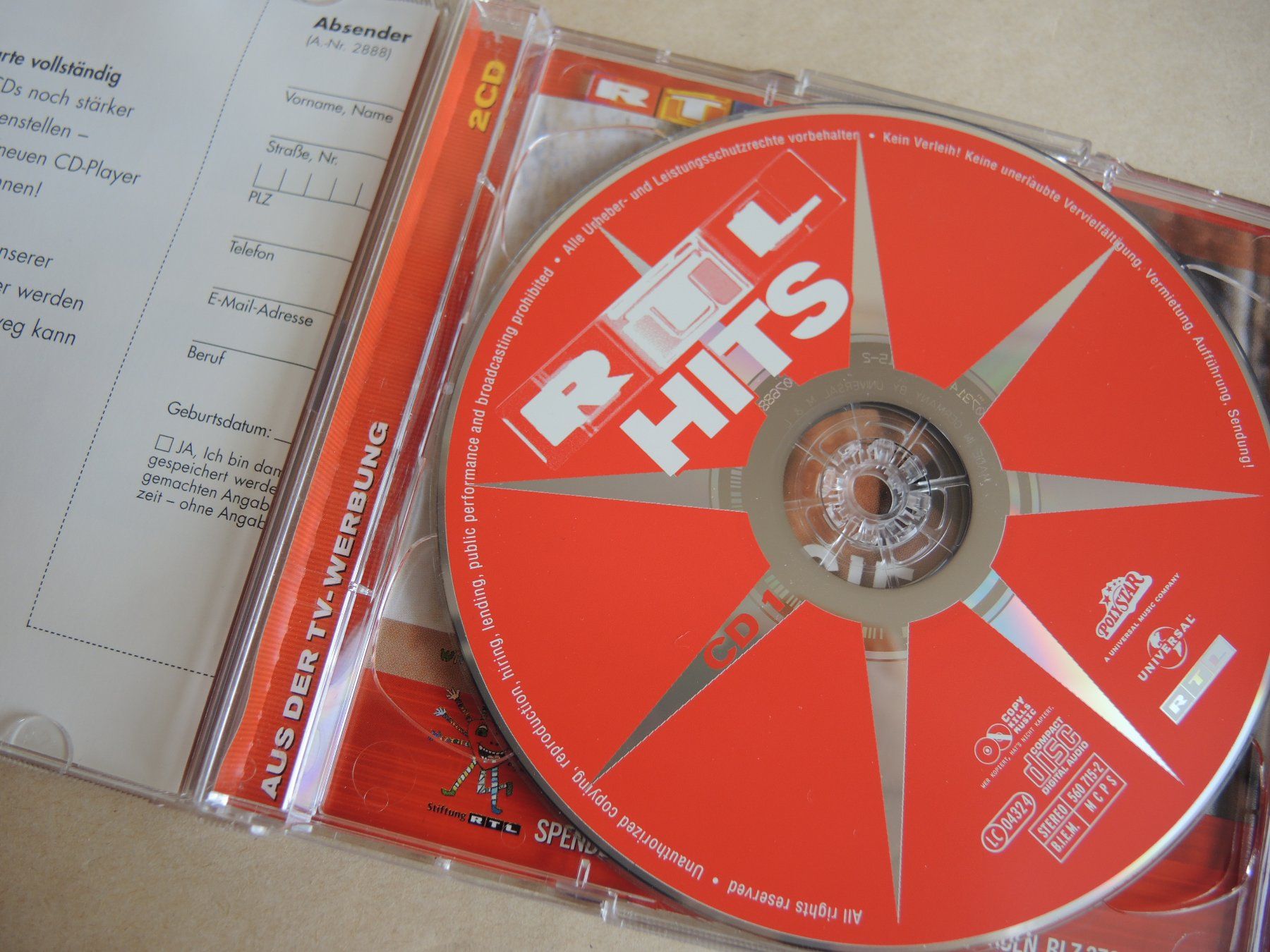 CD: RTL Hits 2CD Sampler mit Top-Stars – Usato da Rorschach venduto da maeck8 1