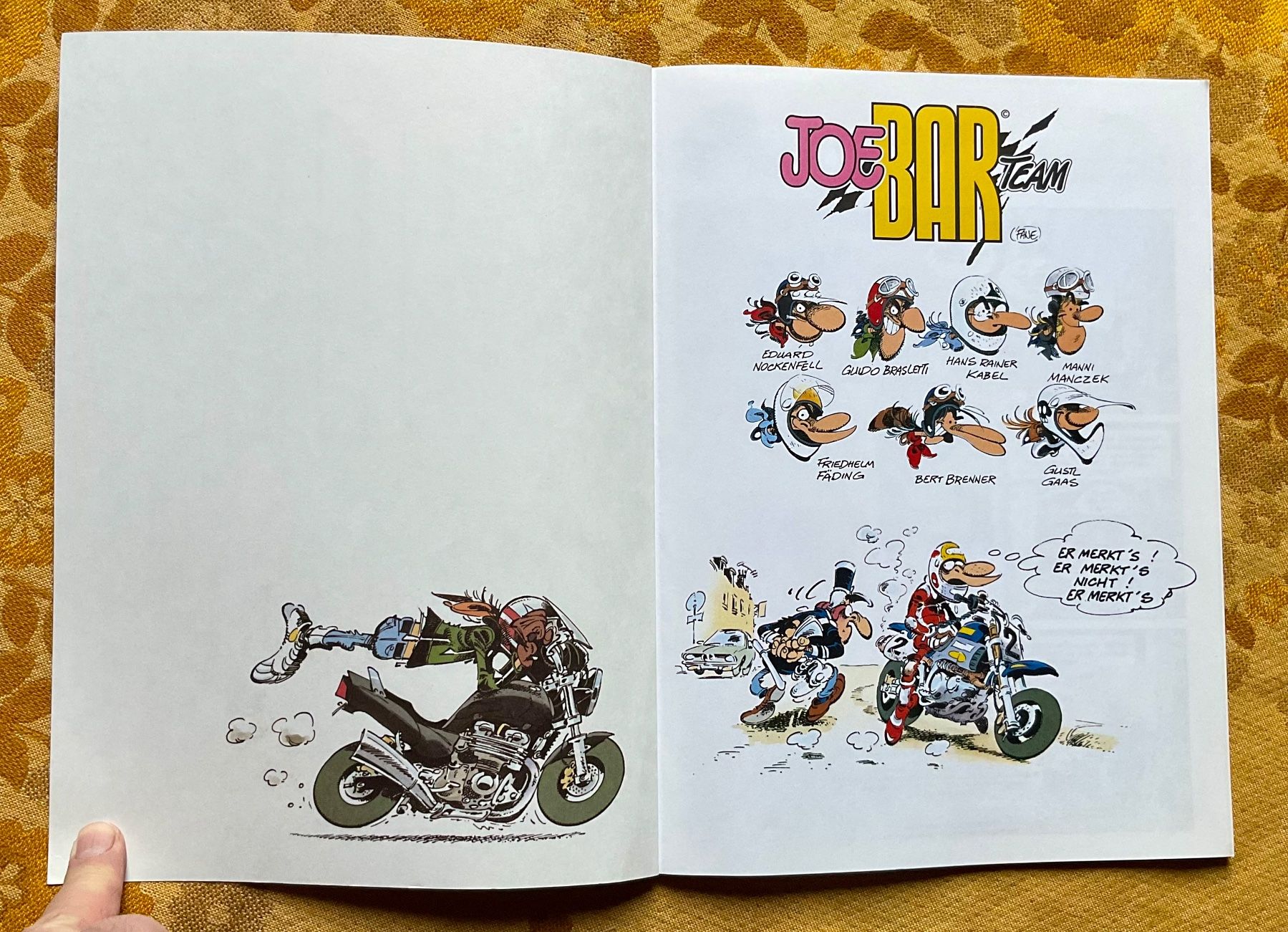 Fumetti: Jörg Bar Team Band Nr 3 von 1995 – Usato da Endingen venduto da nathan05 2