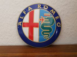 Emailschild Alfa Romeo Logo Italy Emaille Schild Reklame