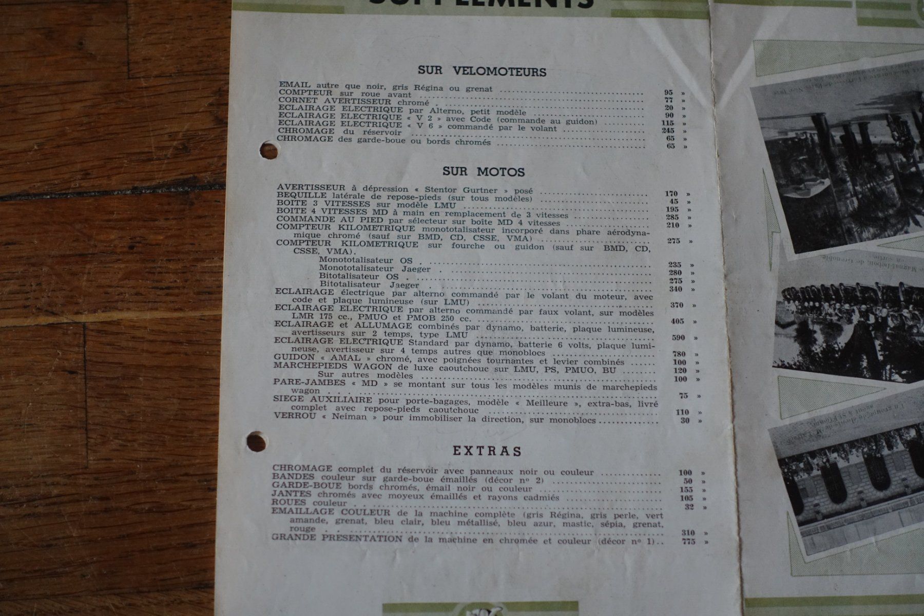 Sonstiges zum Sammeln & Seltenes: MOTO  MAGNAT  DEBON  1938  BROCHURE  OLDTIMER – Gebraucht aus Bellevue von  7