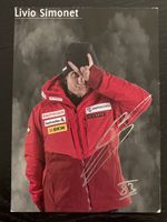 Livio Simonet Autogrammkarte signiert Ski Alpin Schweizer