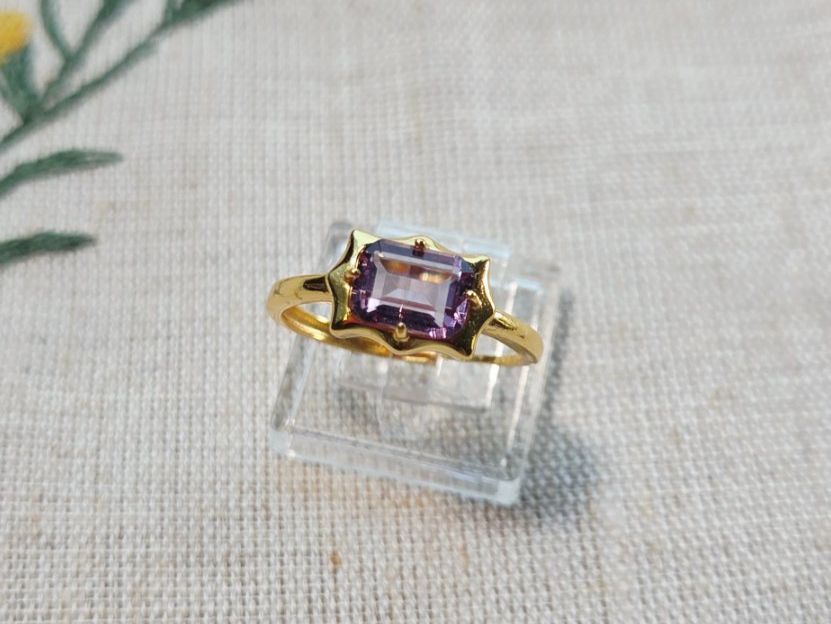 Anelli: NEW - S925 Amethyst Ring (Adjustable) – Nuovo (secondo la descrizione) da Zürich venduto da cin_wcf6