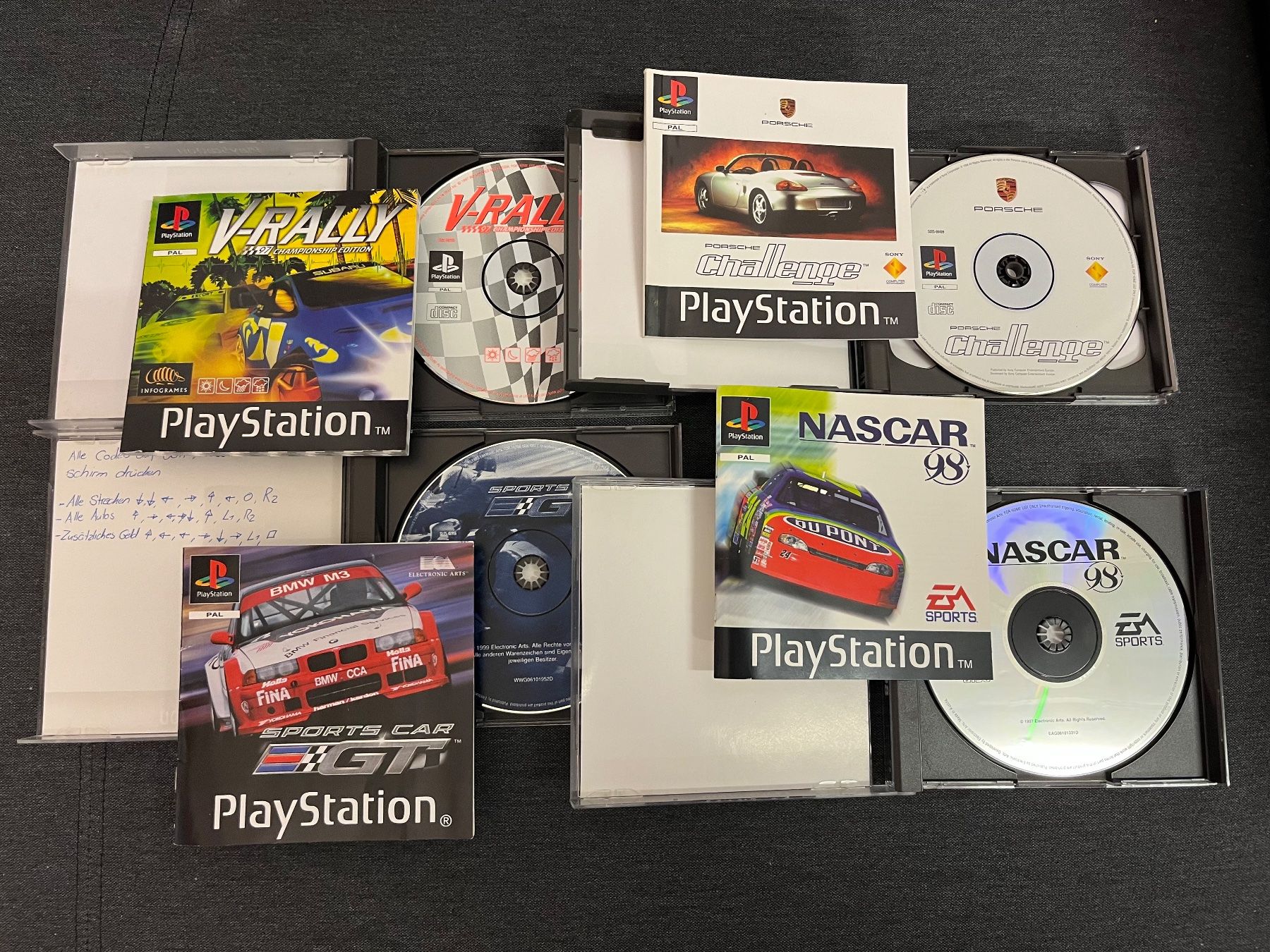 Sony Giochi: Playstation 1 PS1 Rennspiele Sammlung Bundle – Usato da Thalwil venduto da ranx 1
