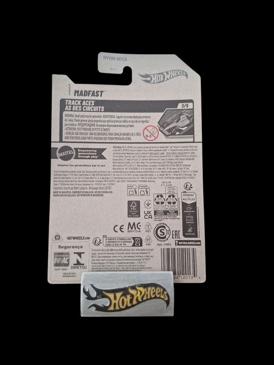 Voiture Hot Wheels Madfast 1/64 - Série Mainline 2025 #3/5, Neuf