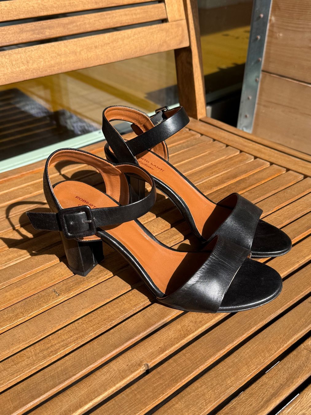 Roberto Santi Damenschuhe: Sandalette Highheel Roberto Santi Schwarz – Gebraucht aus Horgen von SabiWe 1