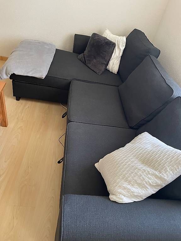 Divani: Ecksofa ARCADE in dunkelgrauem Stoff – Usato da oensingen venduto da aarathana 1