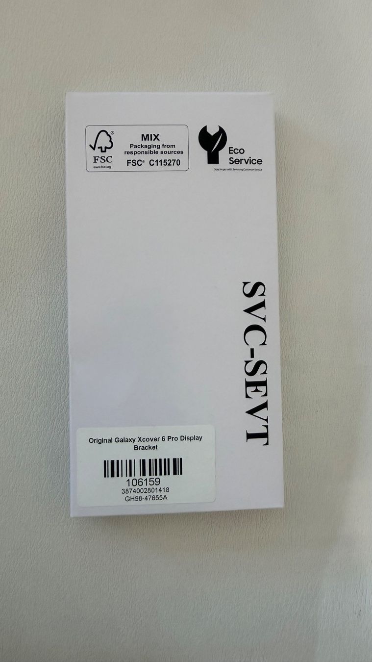 Samsung Cover & Protezioni schermo: Original Samsung Galaxy Xcover 6 Pro Display Bracket – Nuovo e nell'imballaggio originale da Birmensdorf ZH venduto da aleforyou1982 2