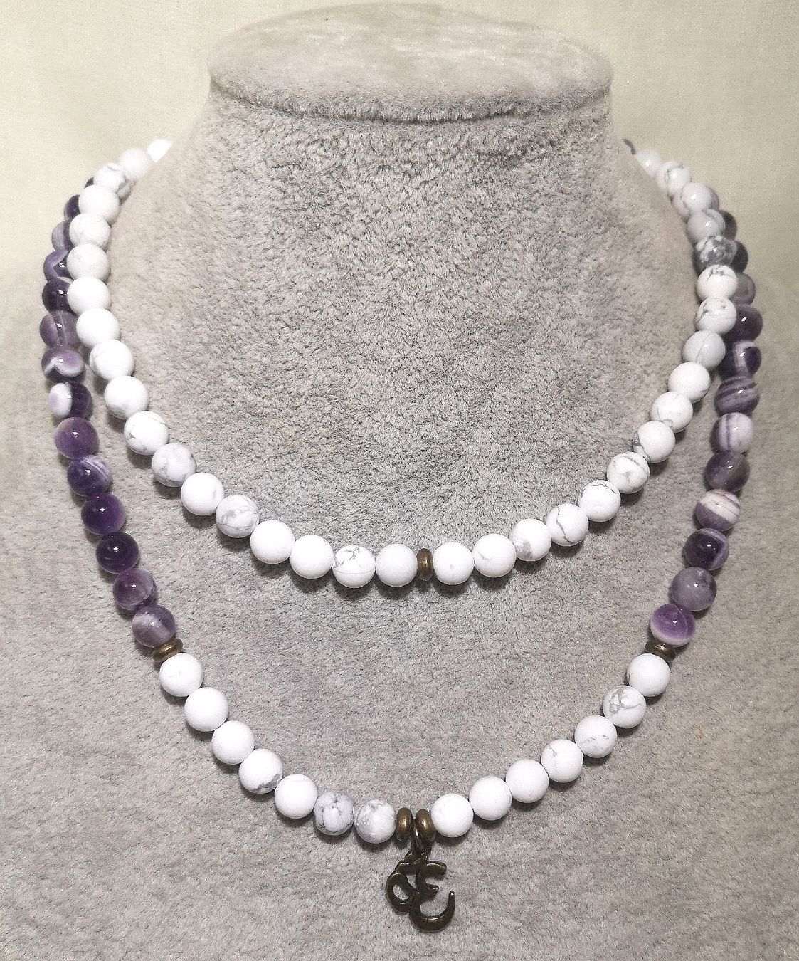 Bracciali & Braccialetti: 108 Mala Gebets OM Armk. - Spendenaktion – Nuovo (secondo la descrizione) da Unterkulm venduto da Nachtigall 2