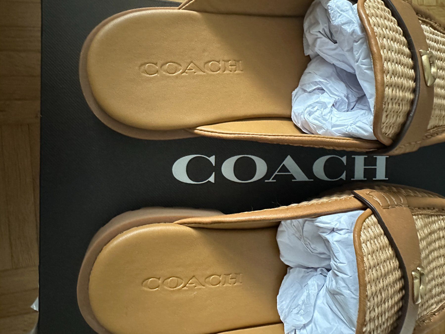 Coach Scarpe da donna: Coach Joecelyn Backless Loafer - Grösse EU38.5 / US8 – Nuovo e nell'imballaggio originale da St. Gallen venduto da zooma 3