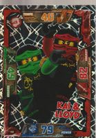 TCG NINJAGO TRADING CARD SERIE 1 # 048 KAI & LLOYD FOIL