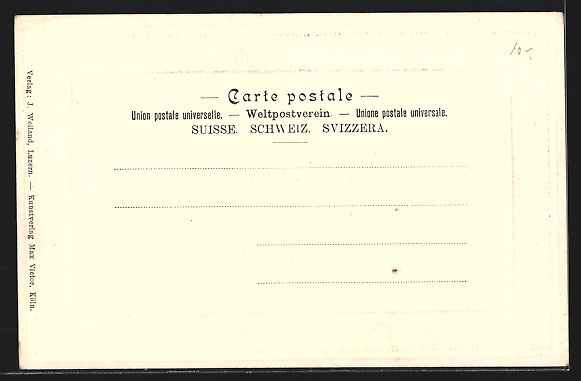 Cartoline postali: Luzern, Promenade, Dampfer am Anleger, B – Usato da Berlin venduto da bartko-reher 1