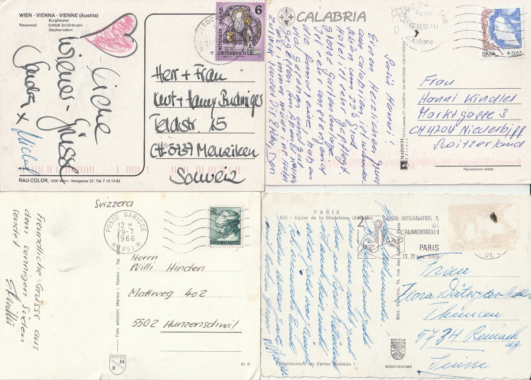 Cartoline postali: 20 Diverse Karten Weltweit – Usato da Lumbrein venduto da made02 7