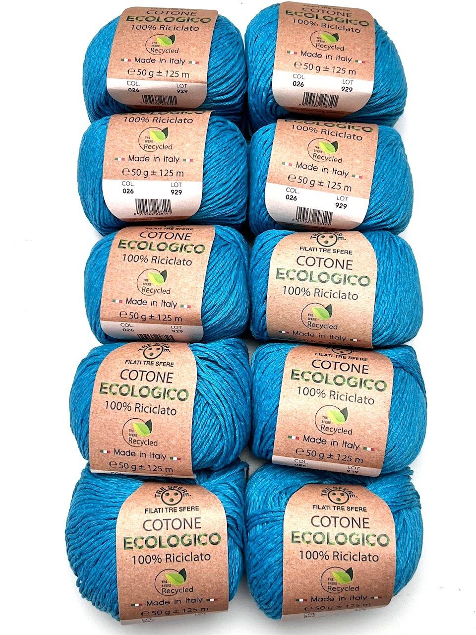 Lana: Baumwolle Cotone Ecologico 10 Knäuel nr.026 – Nuovo e nell'imballaggio originale da Plons venduto da Zimpfer 4